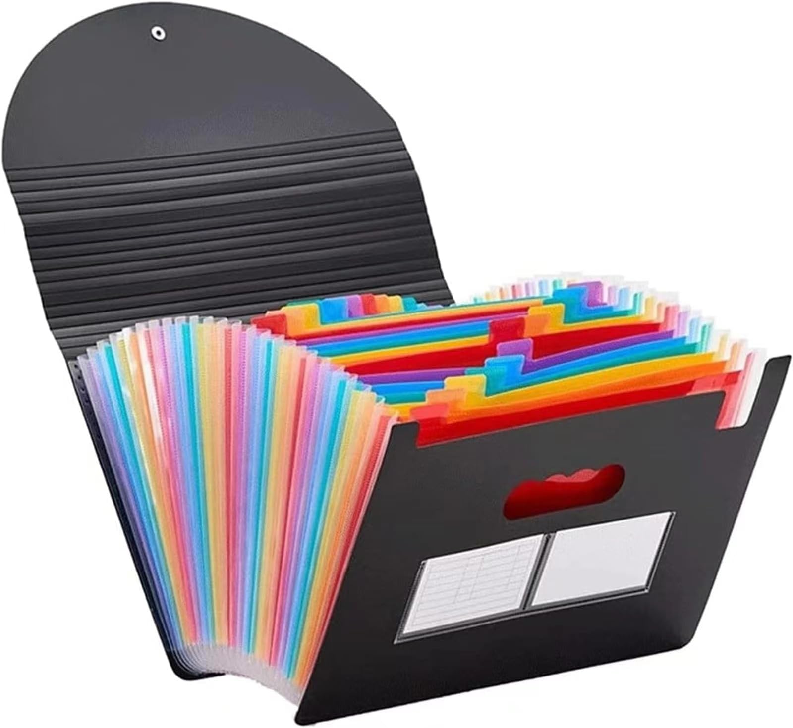 Expandable Folder with Multi-Layer Tabs,A4/Letter Size,Keeps Documents Dry and Organized，Portable Storage Box Ideal for Bills,Receipts,Office Supplies and Study Materials (25 Layers)