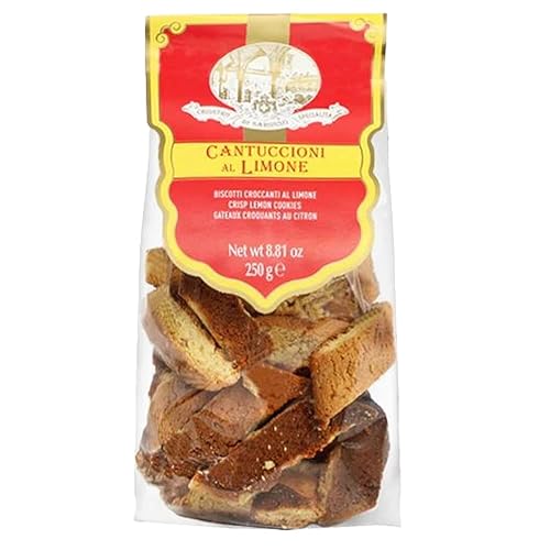 Miniatura 3 de Chiostro Cantuccioni Lemon Biscotti - Galletas italianas Biscotti - Galletas de limón crujientes y aperitivos de comida italiana - Galletas