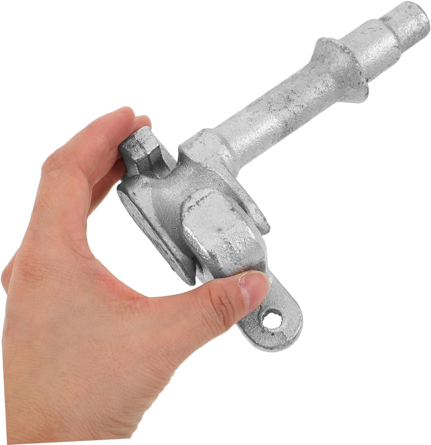 Truck Tailgate Hasp Lock Iron Silver Weather Resistant Security