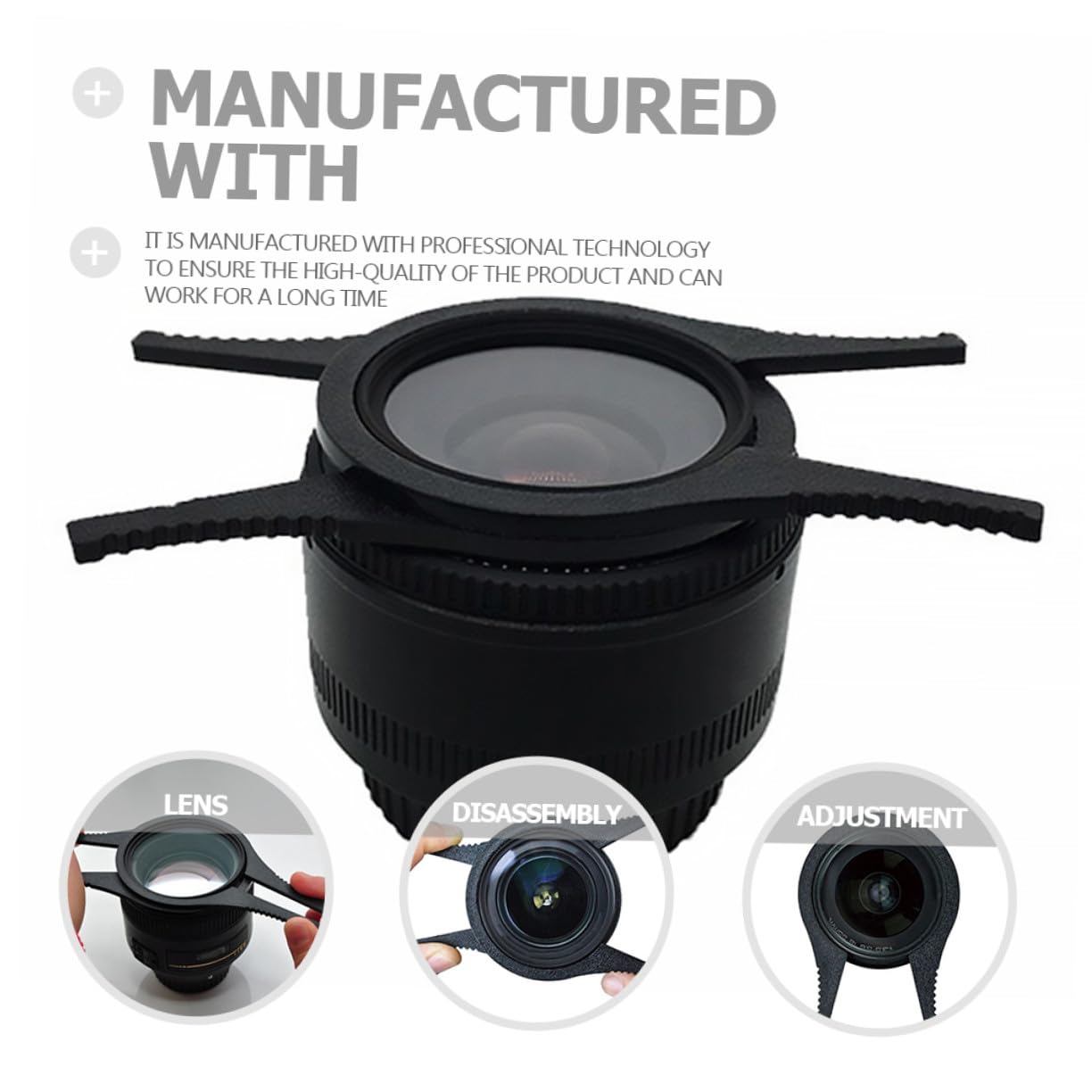 6 pièces Clé de Démontage Filtre Pince Outil pour Objectif Appareil Photo Filtre ND UV Cpl