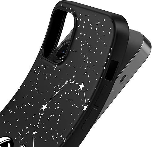 Miniatura 3 de Funda de teléfono a juego compatible con iPhone 12 Pro  iPhone 12  6.1 pulgadas para parejas, mejores amigos, funda de astronautas, aniversario