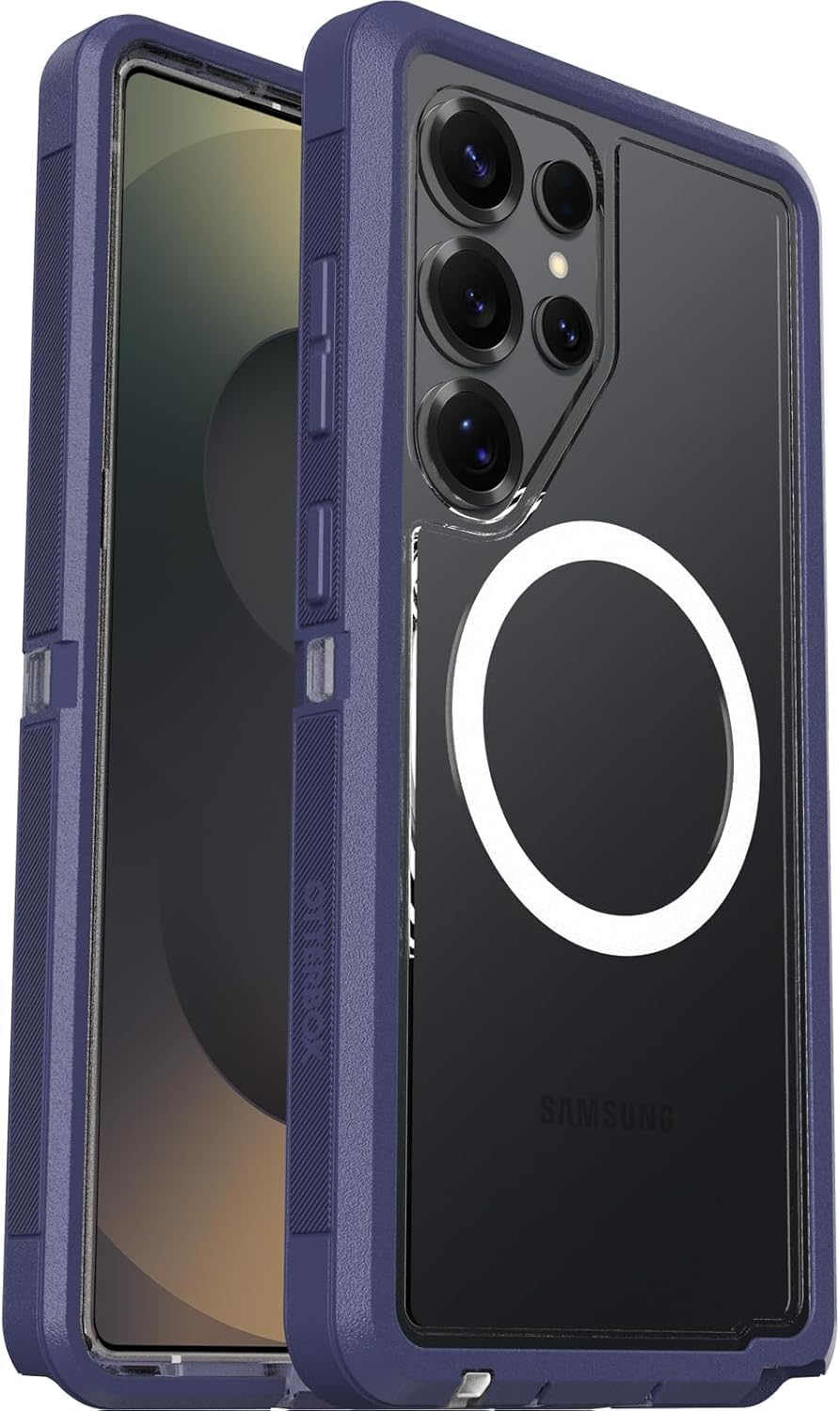OtterBox Samsung Galaxy S25 Ultra Defender Series XT Clear Magnet Case - Non-Retail Packaging (Denver Dusk Purple)