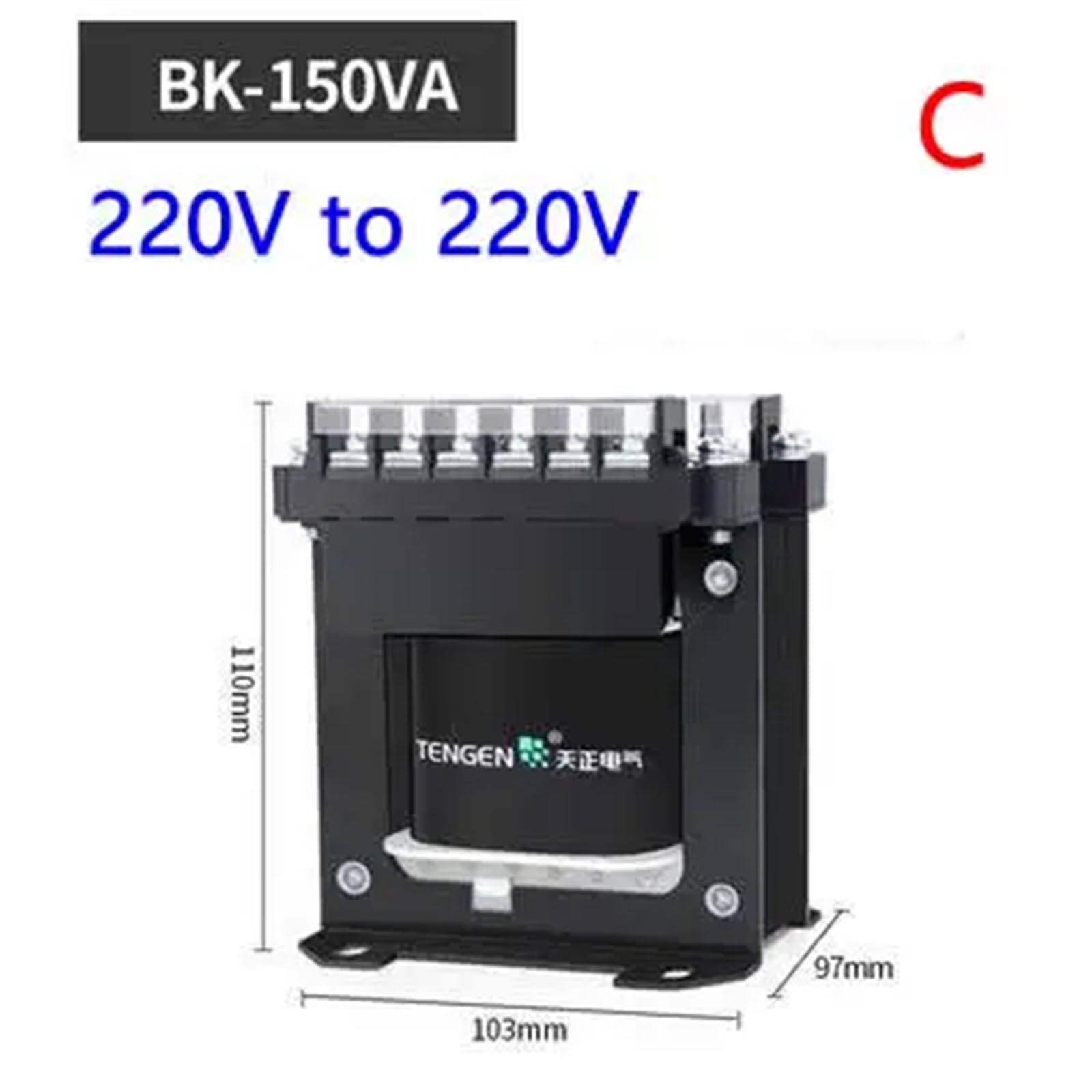 Trasformatore di isolamento monofase BK 220V a 220V Alimentatore di isolamento antiurto for apparecchiature elettriche 380V a 220V(C)