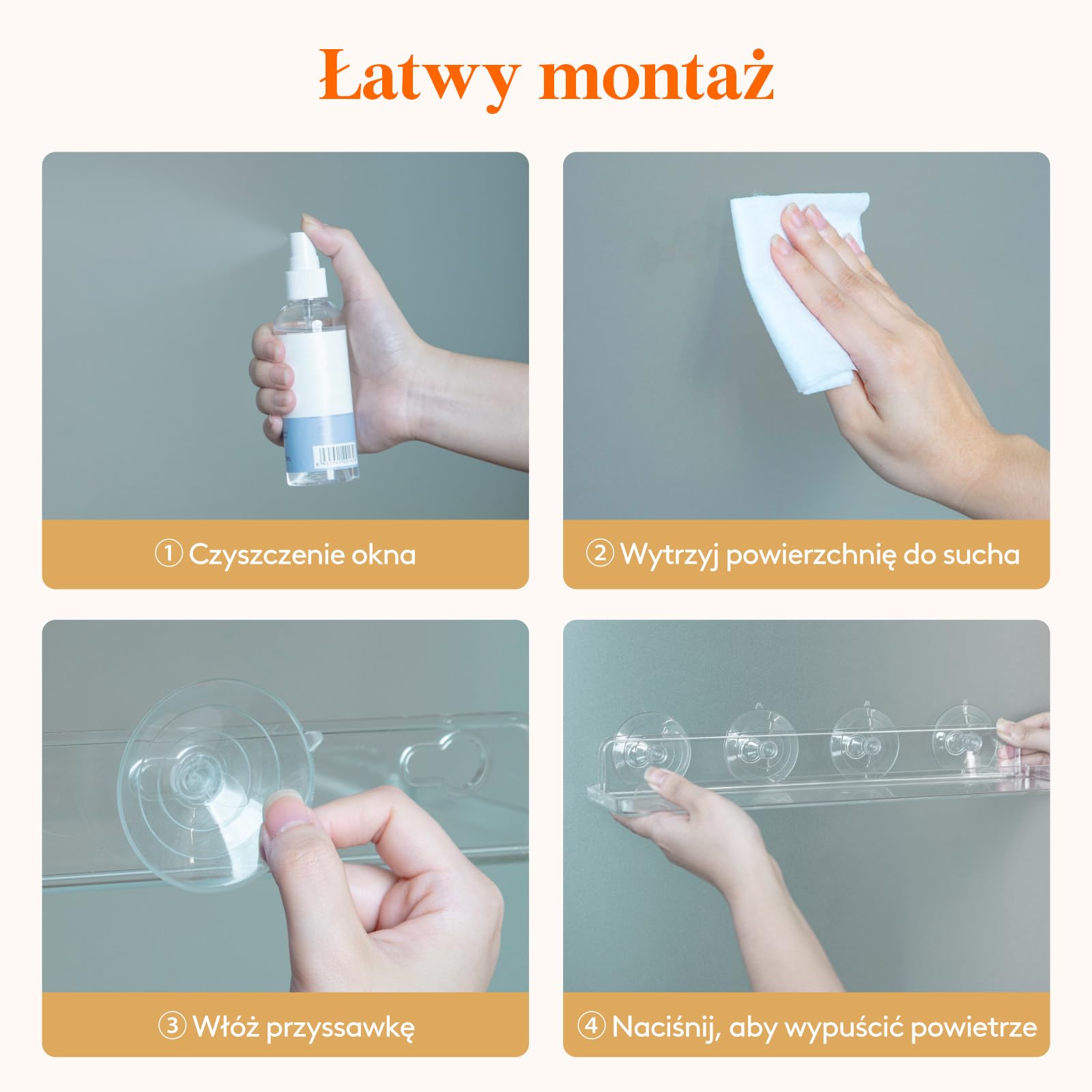 Pływające półki okienne na rośliny Lifewit 15 cali, 4 akrylowe półki z przyssawkami, przedłużacz parapetu do wewnętrznych sukulentów, mikro zieleni, doniczki na nasiona, sadzarki do ziół