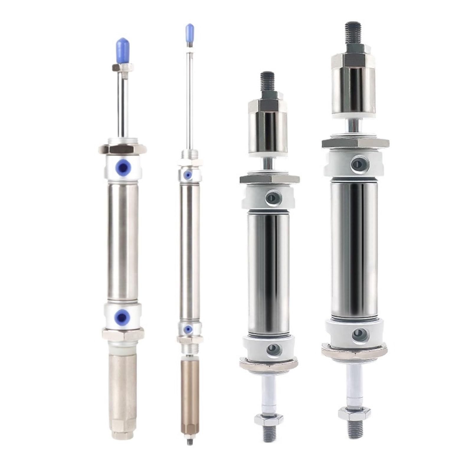 Cylindre pneumatique réglable MAJ40 course 200-50mm en acier inoxydable double effet