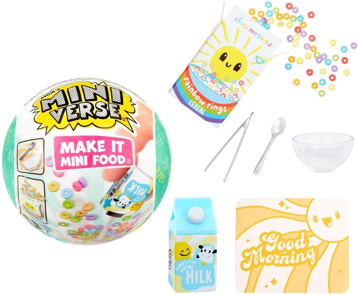 MGA Miniverse Food Series Cafe.Mini Food Replicas 18 Mod Sdos.