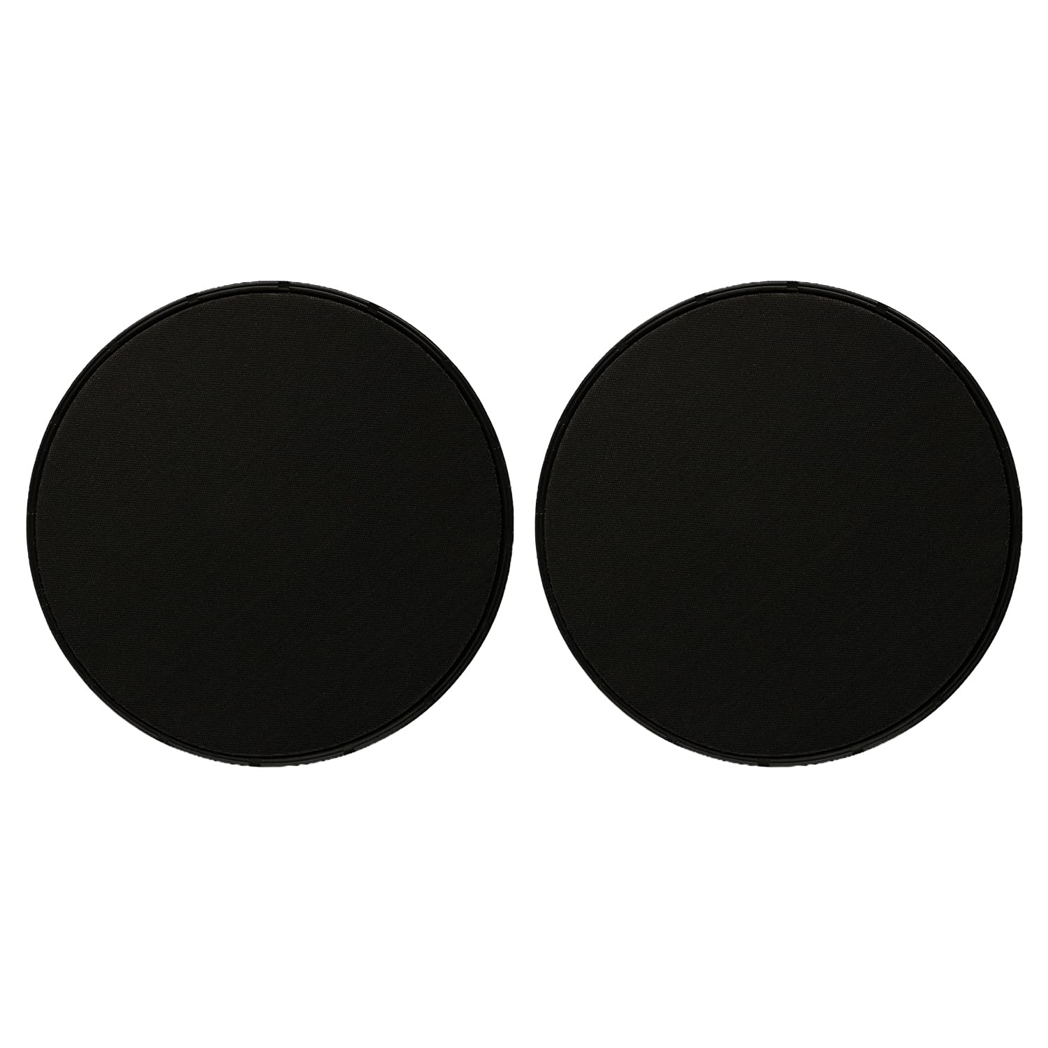 Hopzab 2 Pcs Core Sliders – Dual Sided Gliding Discs for Abdominal & Full Body Workouts, for Carpet and Hardwood Floors, Ultimate Core Trainer for Home and Gym Use(Black)