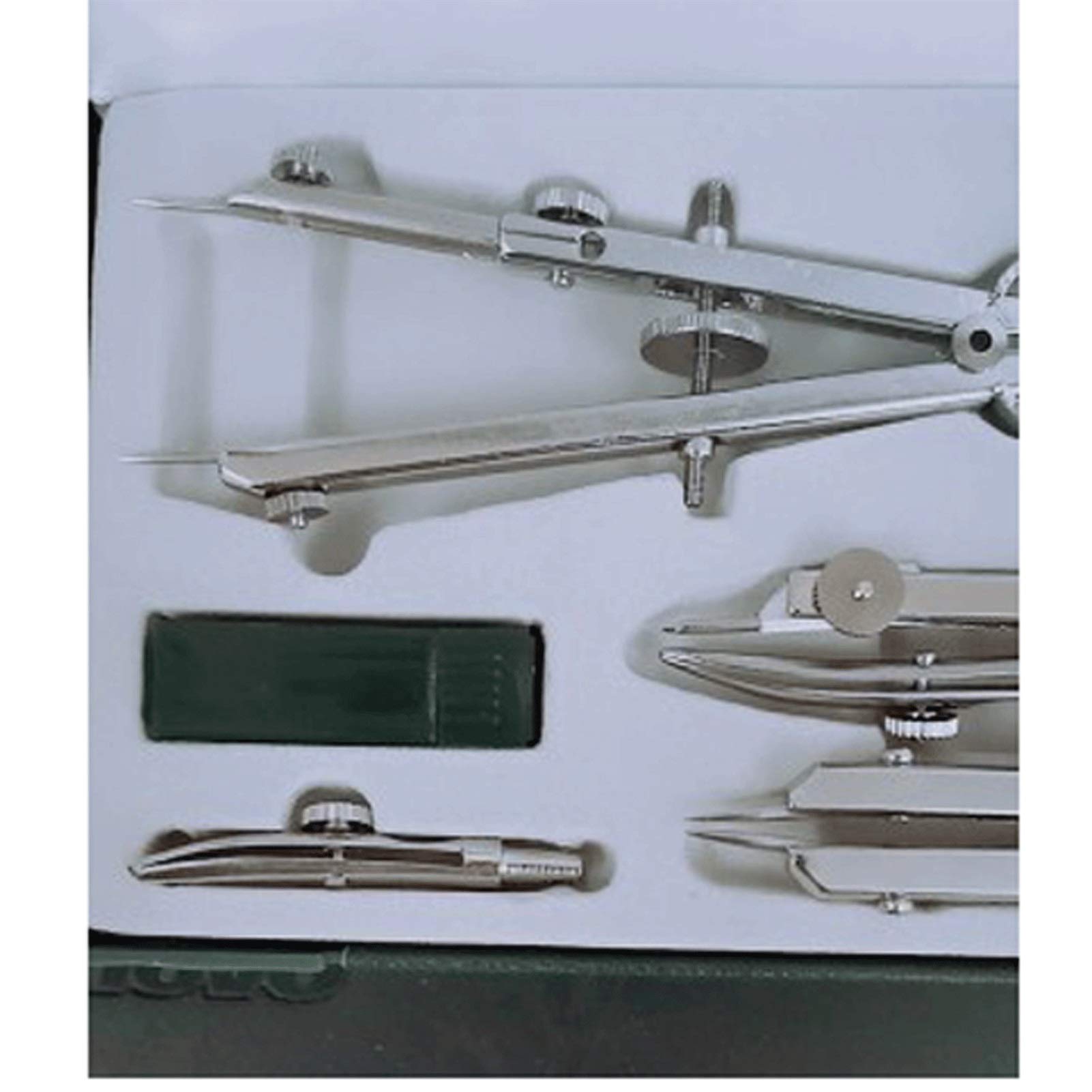 Zirkel Professionelles Zeichnung Kompass Werkzeugsatz, Math Kit Set 9 Stück Student Supplies for Holzbearbeitung, Zeichnungs- und Technikzeichnungen Geometrie Zeichnen Zirkel