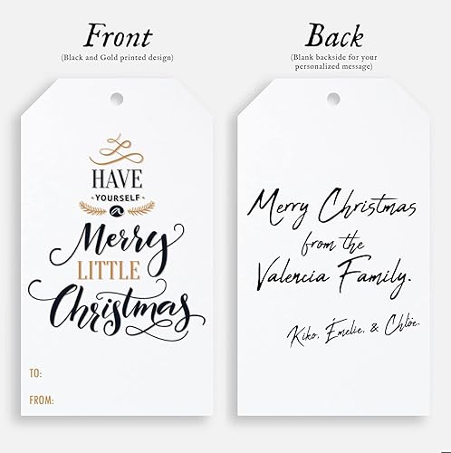 Miniatura 3 de Etiquetas de regalo de Navidad con cuerda, regalo de agradecimiento, etiquetas de nombre de Navidad, etiquetas colgantes de Navidad para regalos,