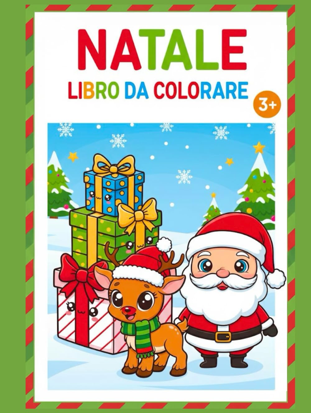 Natale - Libro da Colorare per Bambini: 70 Disegni Divertenti - Album da Colorare per Bambini