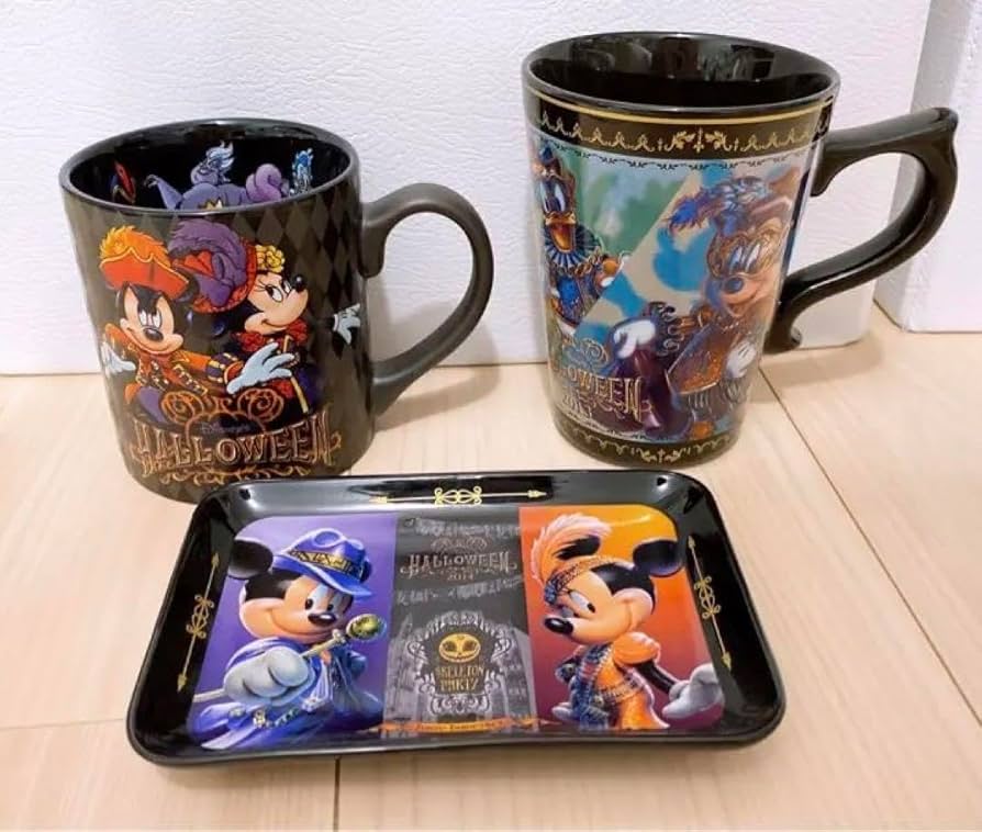 Amazon | ディズニー ハロウィン マグカップ 小皿 ヴィランズ