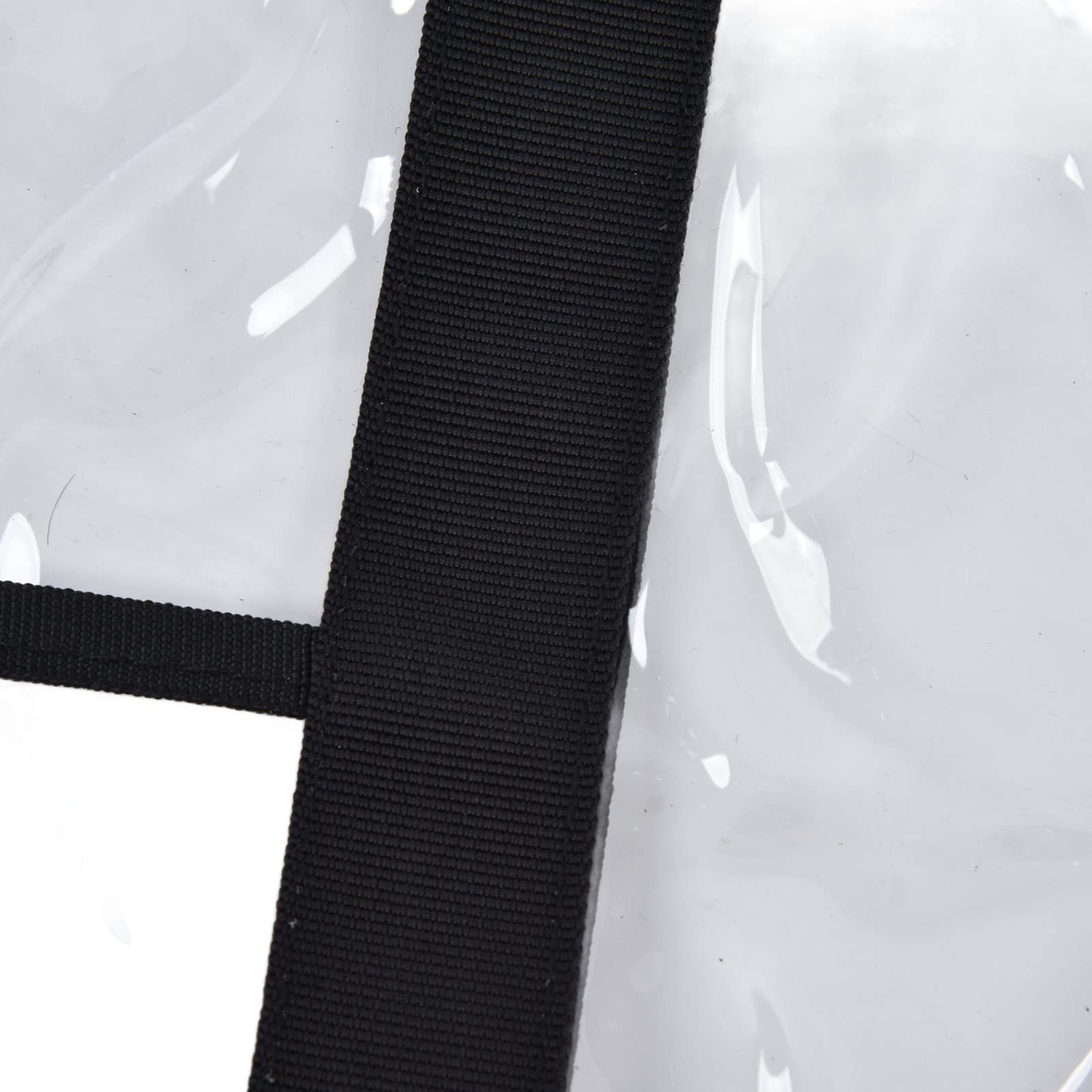 Borsa a Tracolla Trasparente, Grande Borsa da Viaggio in PVC Impermeabile con Multiple Tasche 43x20x39 cm per Spiaggia, Palestra e Shopping Uomo Donna