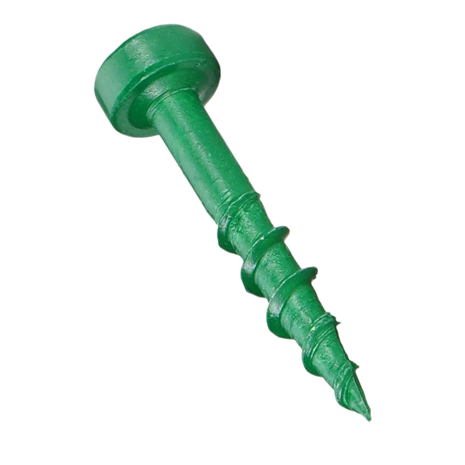 ARMOR TOOL Pocket Hole Screws - 1" Coarse Thread Screws 100 Piece with Green Color Coat & Square Drive - AP-C-100-100