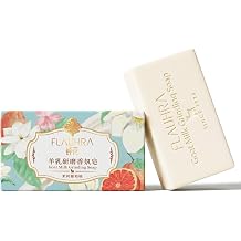 Bee & Flower Goat Milk Soap Bar with Jasmine & Grapefruit All Natural Goat Milk Grinding Soap Clarifying Bath Bar Soap Suitable for All Skin Types 7.2 oz
