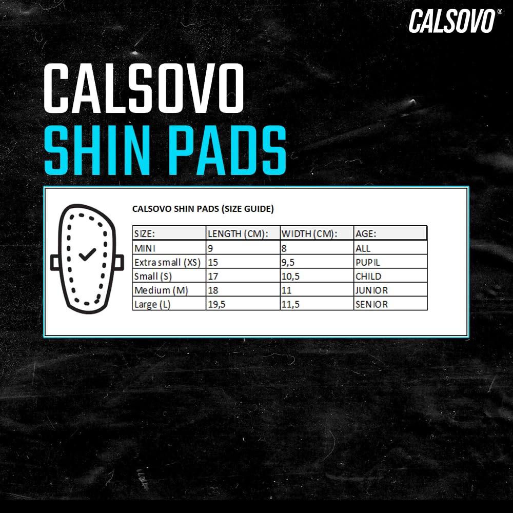 Almohadillas de protección de Carbono, para fútbol, Mini (9 cm)