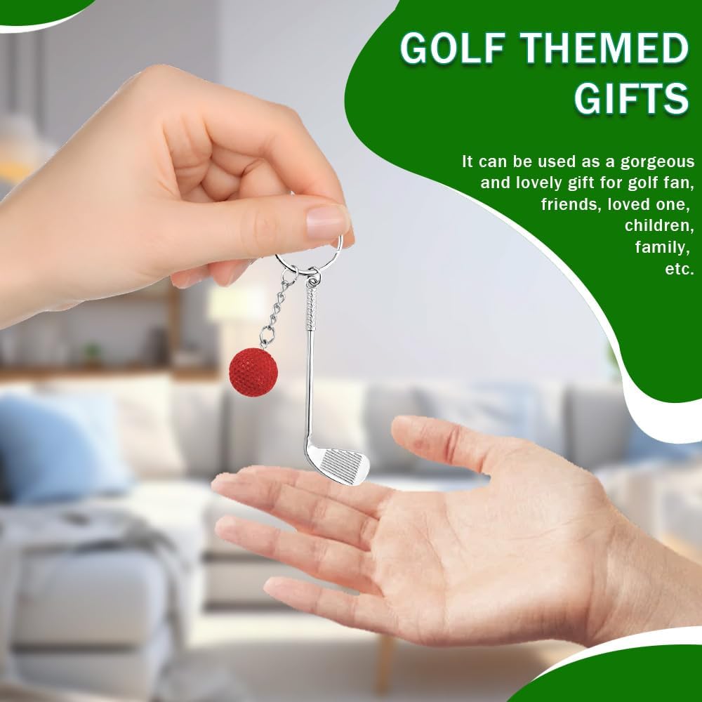 Golf Gifts Keychain for Men Women, Car Keychain, Golf Key Chain Accessories Universal for Handbags Decorations - Image 5