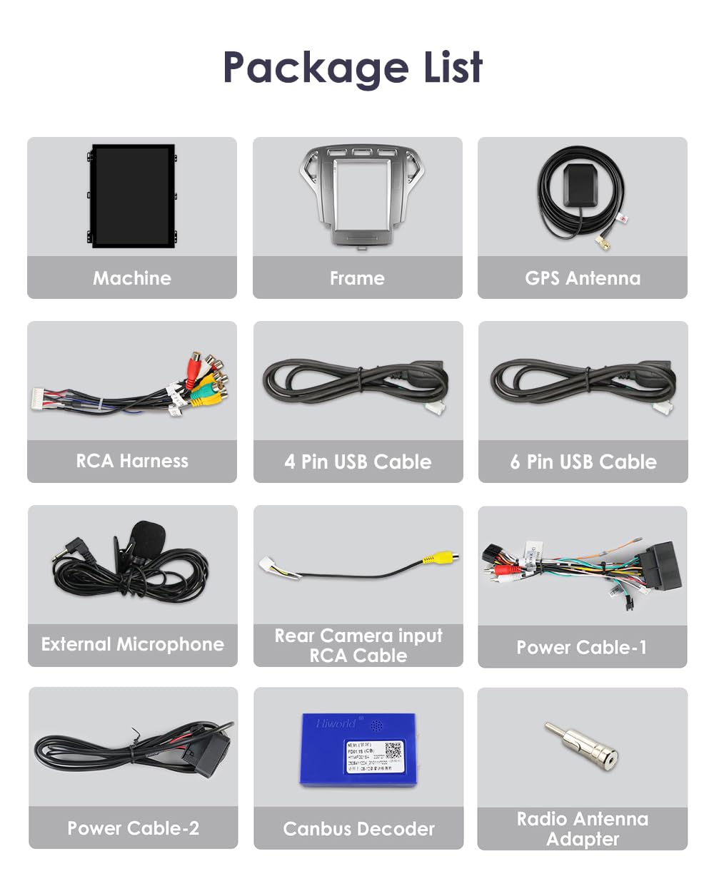 Ossuret Autoradio para Ford Mondeo MK4/Galaxy (2007-2010) (Solo Aire Acondicionado automático), 9.7 Zoll Android 13 Pantalla Táctil 2+32GB Navegación GPS con Carplay Android Auto WiFi Bluetooth USB