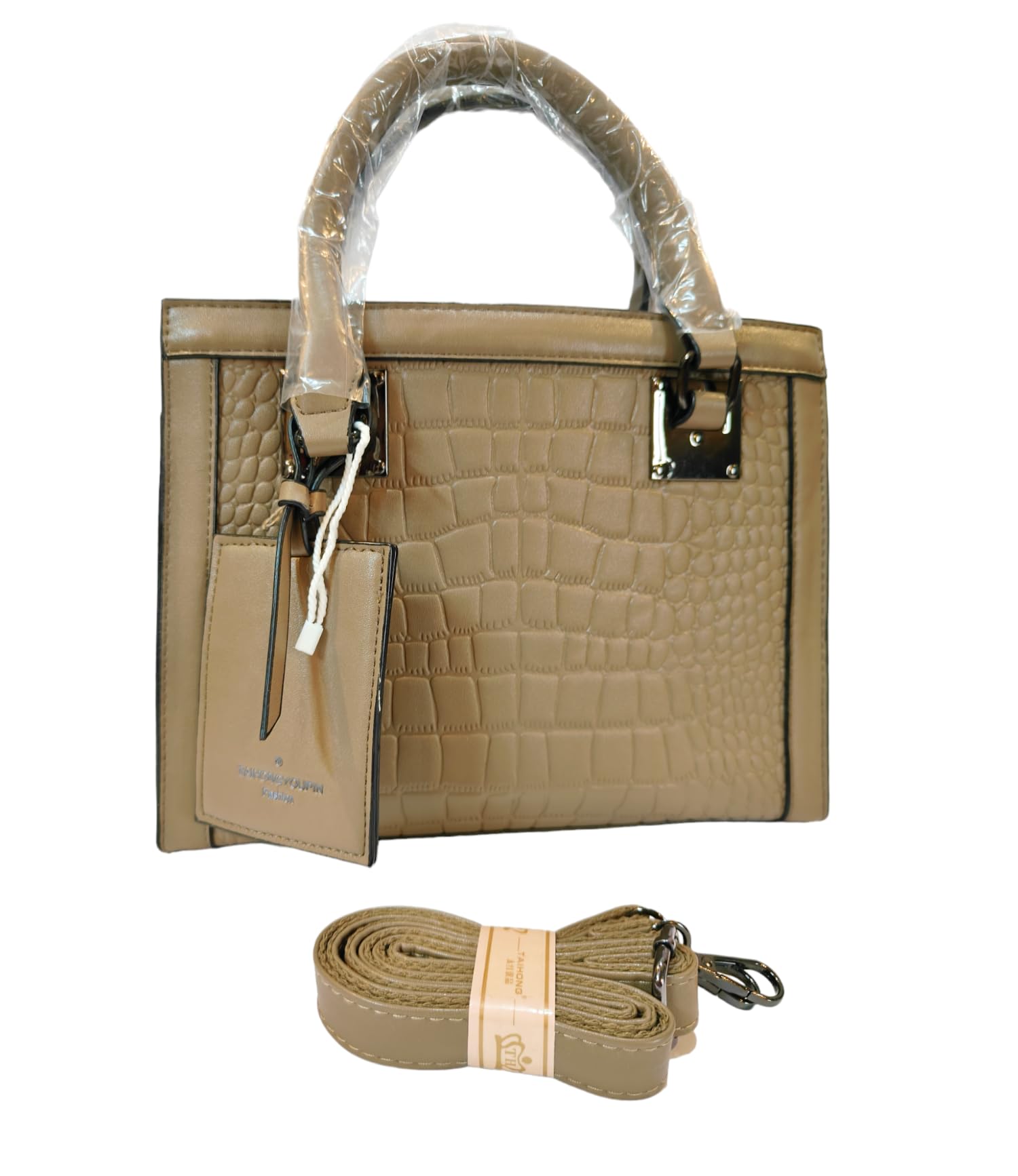 GenericRang By Roop_Women Khaki colour Hand-Held Bag