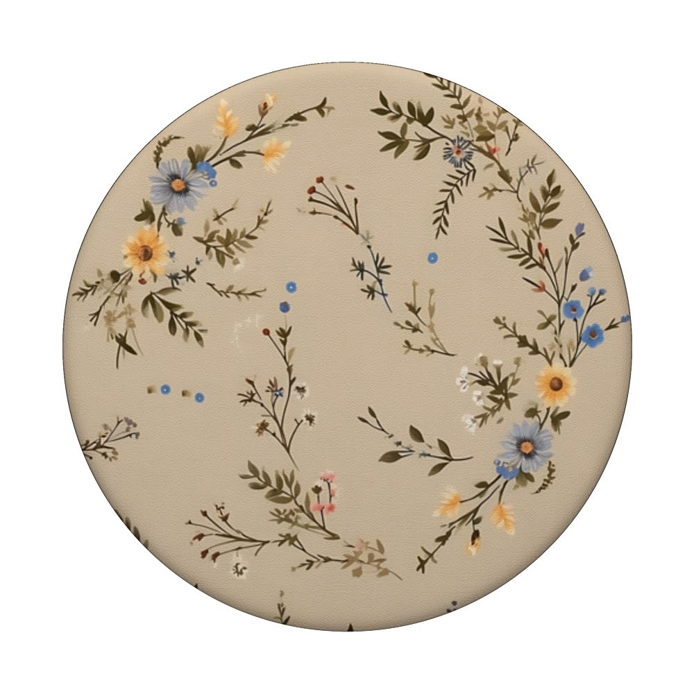 Mixed Flower Bouquet Floral Pattern Wildflowers PopSockets Adhesive PopGrip