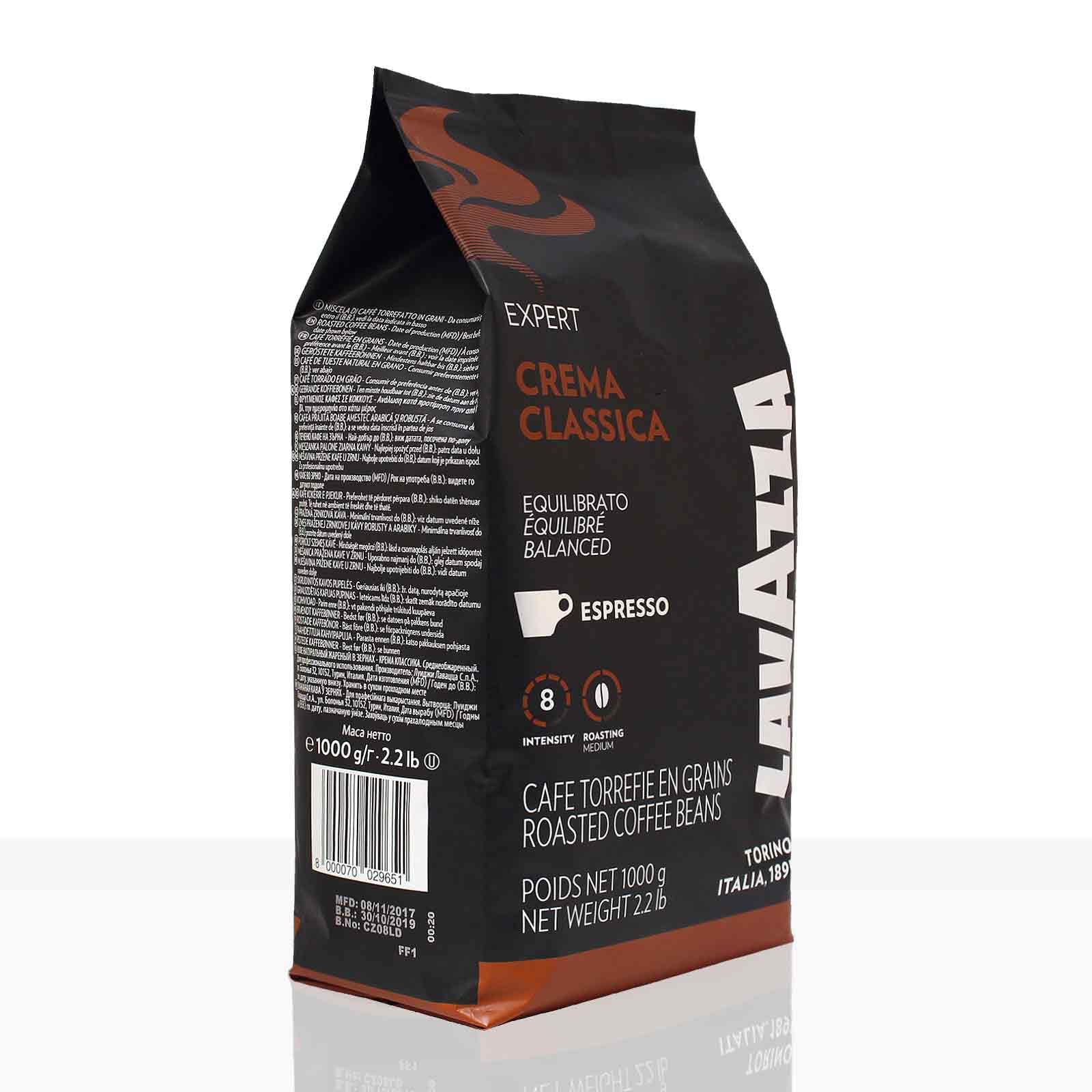 LAVAZZA Espresso Vending - CREMA CLASSICA ( 6 x 1000 g ) ganze Bohne