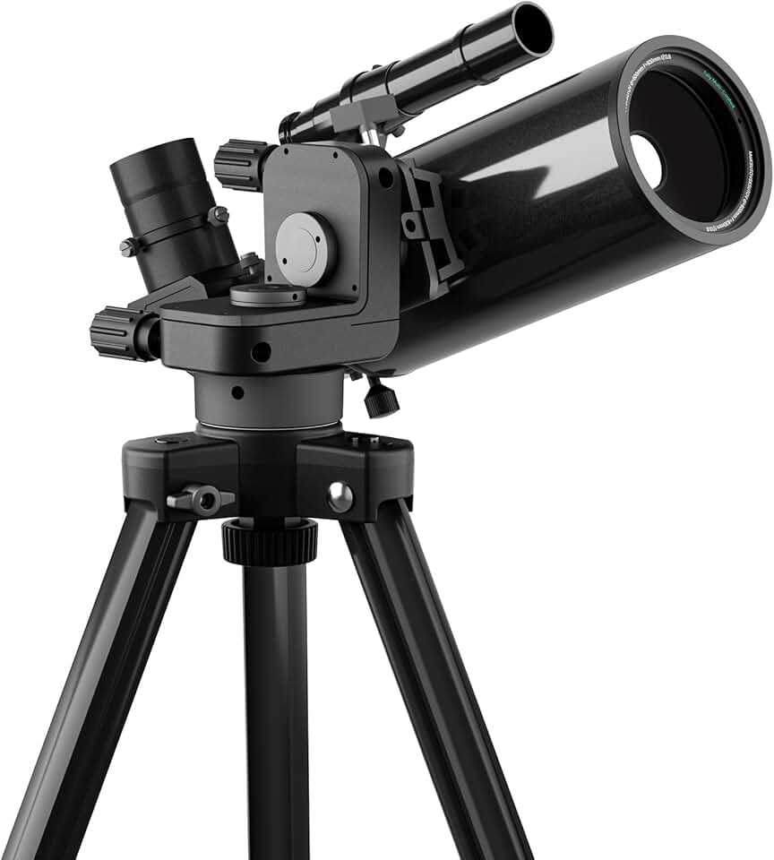 Telescópios Maksutov-Cassegrain para astronomia de adultos, 80-90 mm abertura 850-1250 mm telescópio composto catadióptrico, telescópio compacto portátil de viagem, com tripé profissional e