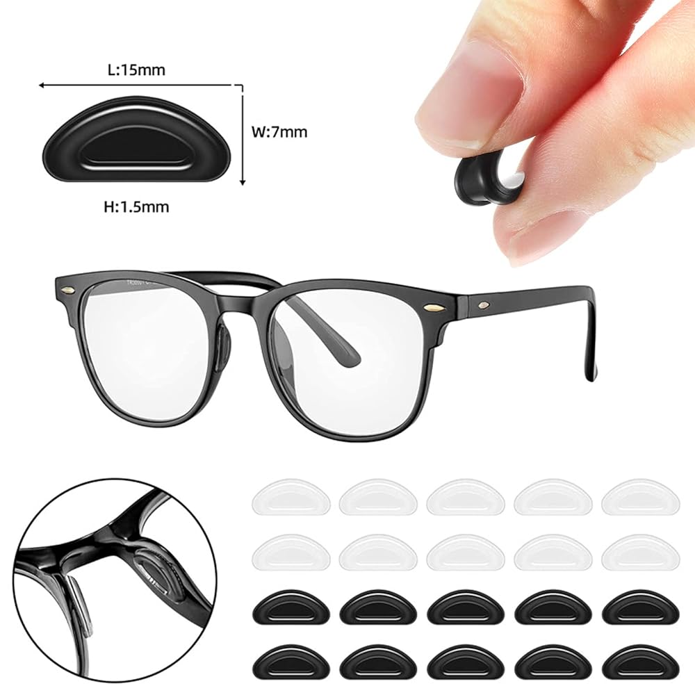 Protezione Occhiali 12 Paia Copri Stanghette Occhiali Antiscivolo