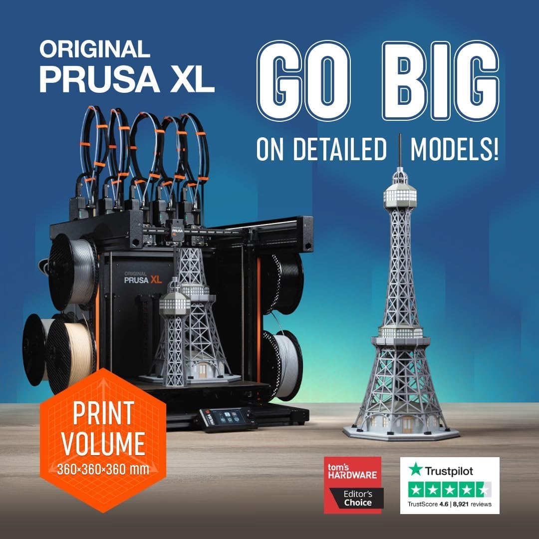 Amazon.co.jp: Original Prusa XL 組立済み 5ツールヘッド 3D