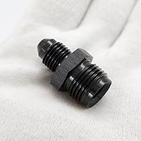 Vista 8 de Adaptador de ajuste de tubo de aluminio -4AN AN4 macho acampanado a rosca macho de 5/8 x 18 con asiento invertido, conector acampanado invertido