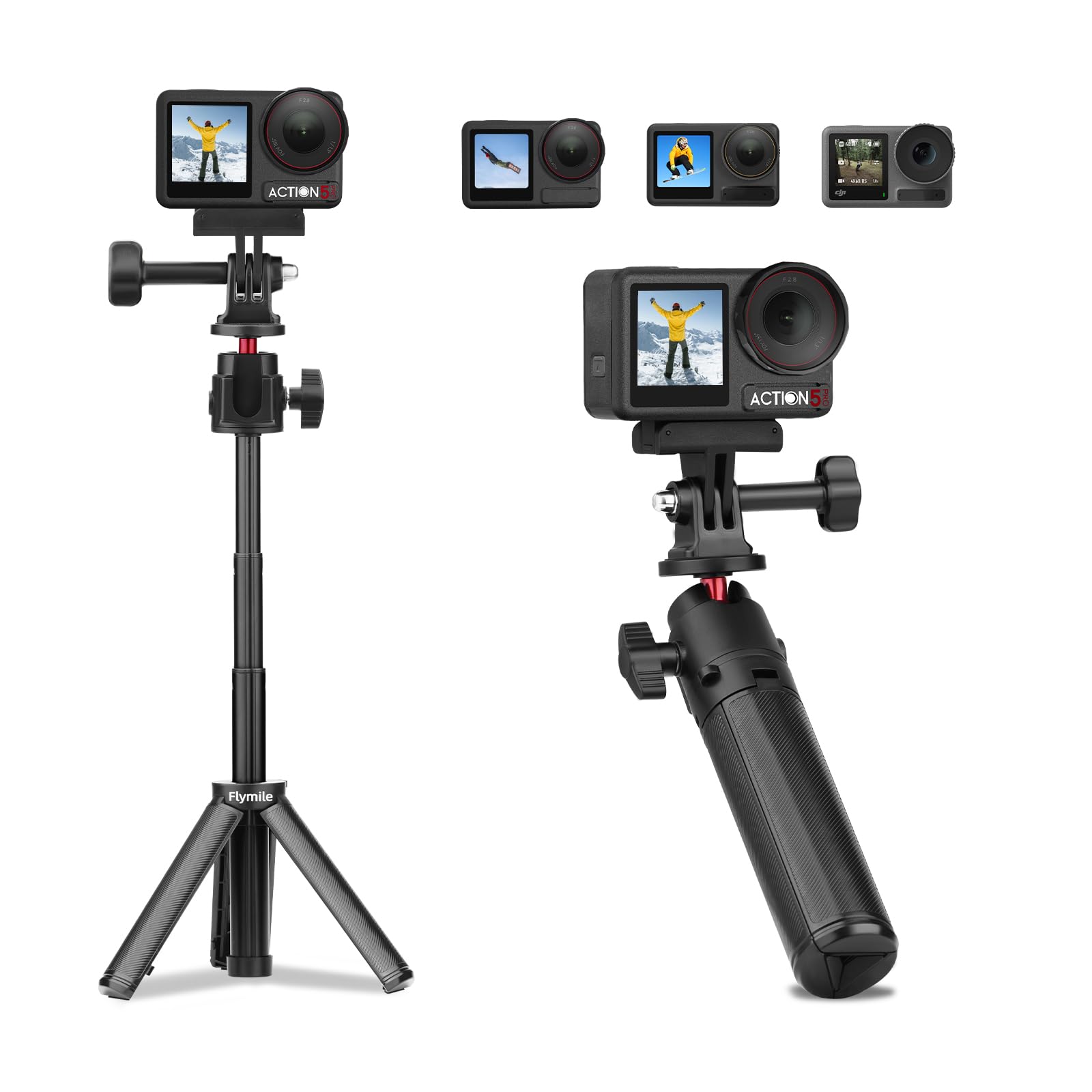 Amazon | Flymile 自撮り棒三脚 GoPro用 軽量 旅行用拡張スタンド DJI