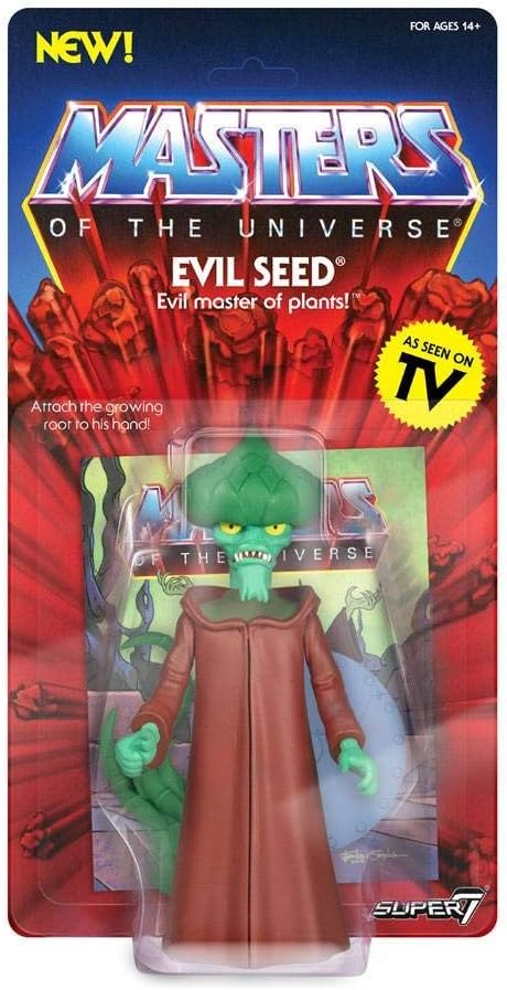 Evil Seed (Masters of The Universe) Vintage Figure Wave 4 by Super7