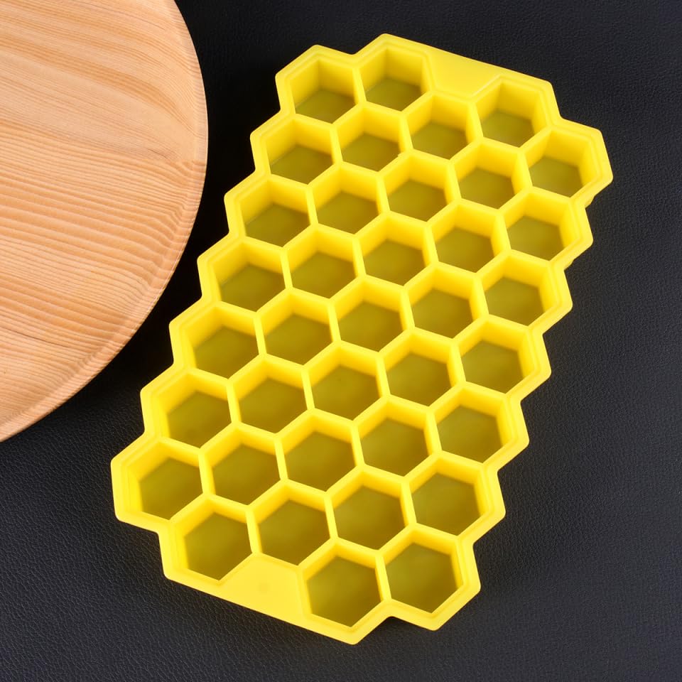 Molde de hielo hexagonal de silicona de 37 cavidades miniatura 6