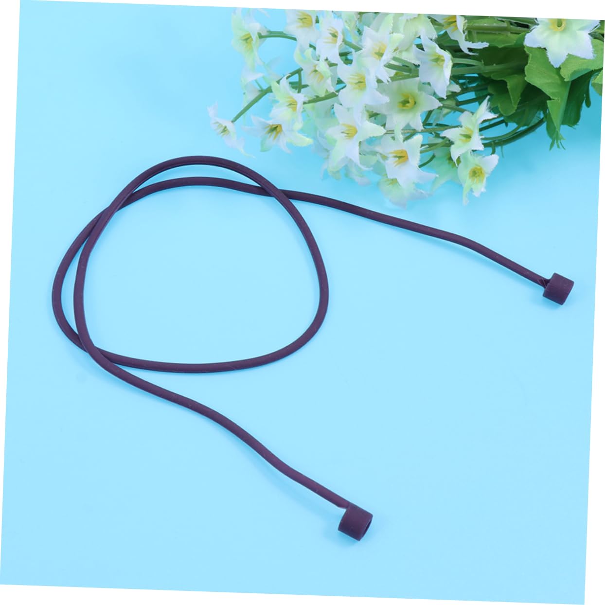 Hemobllo 1 Pièce Étui pour Écouteurs Casque Micro Casque Audio Corde pour Écouteurs Sangle Anti-Perte pour Écouteurs Accessoires d'oreille Violet,Mauve