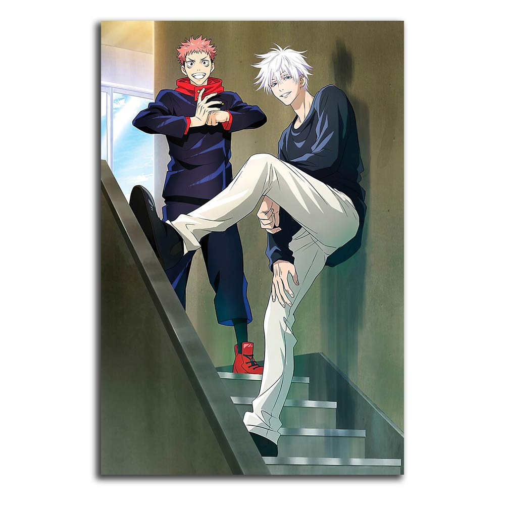 Buy Trelemek Jujutsu Kaisen Canvas Prints 16" x 24" Anime Yuji Itadori