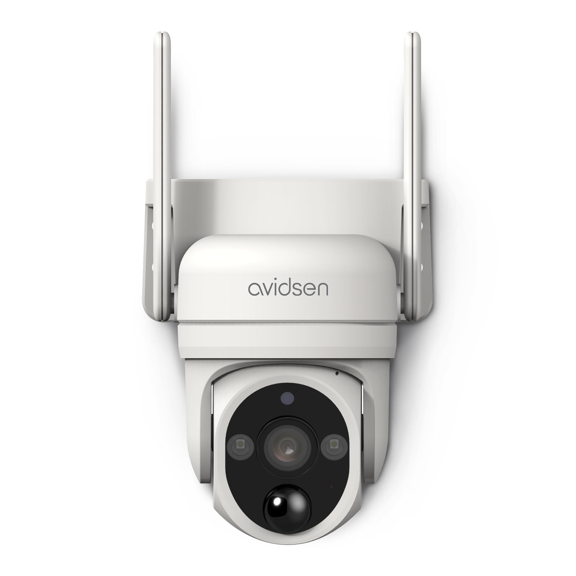 Avidsen HomeCam Prim-O PTZ - Caméra Surveillance Extérieure WiFi Solaire 2.5K - Motorisée 360° - Dual Band 2.4/5GHz - IA Détection de Silhouette & Autotracking - Sirène - sans Fil - IP65