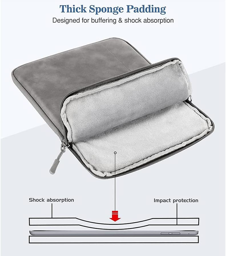 Carrying Case for Remarkable Paper Pure/Kobo Elipsa 2E E-Book Reader 10.3", Storage Bag with Soft Lining,Ereader Pouch,Green