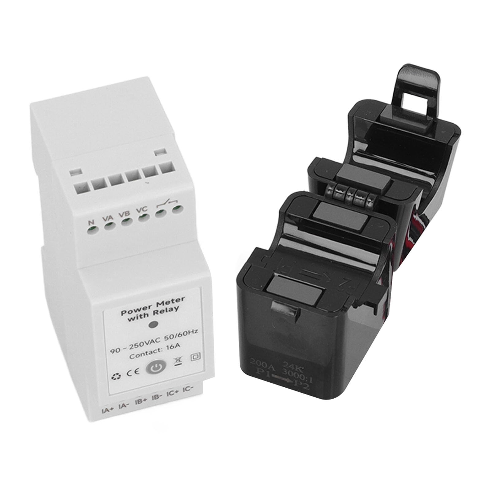 Misuratore di Potenza Trifase Monitor di Energia Intelligente, Tensione in Tempo Reale, Localizzatore di Corrente, Wi-Fi, Bluetooth, Analizzatore di Utilizzo 'Energia