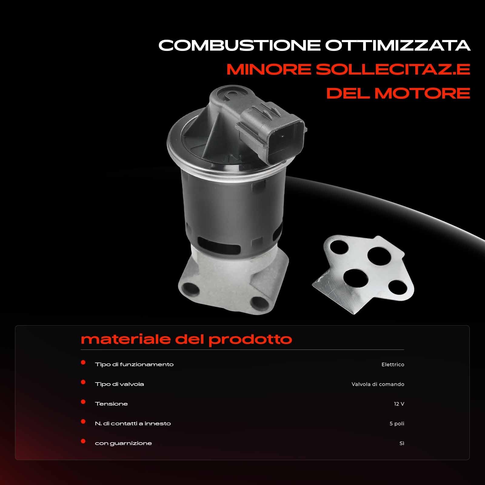 Frankberg Raffreddatore valvola EGR per ricircolo dei gas di scarico | Compatibile con: Kalos KLAS, Aveo/Kalos Hatchback T250 T255, Aveo/Kalos Berlina T250 T255, Kalos berlina KLAS, Matiz KLYA