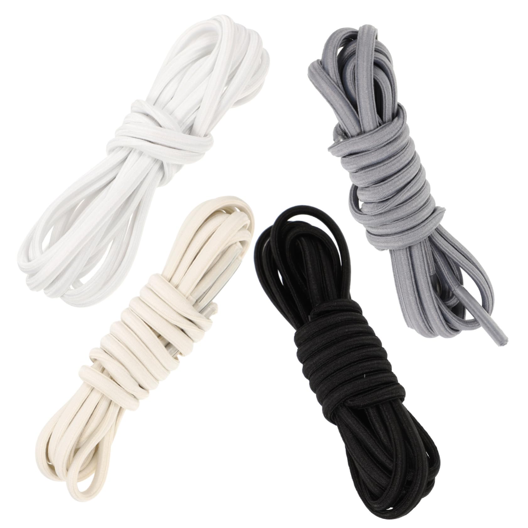 PACKOVE 12paia Stringhe Elastiche Regolabili Per Sneakers Cordonetti Tieless e Facili Usare e Compatibili Scarpe