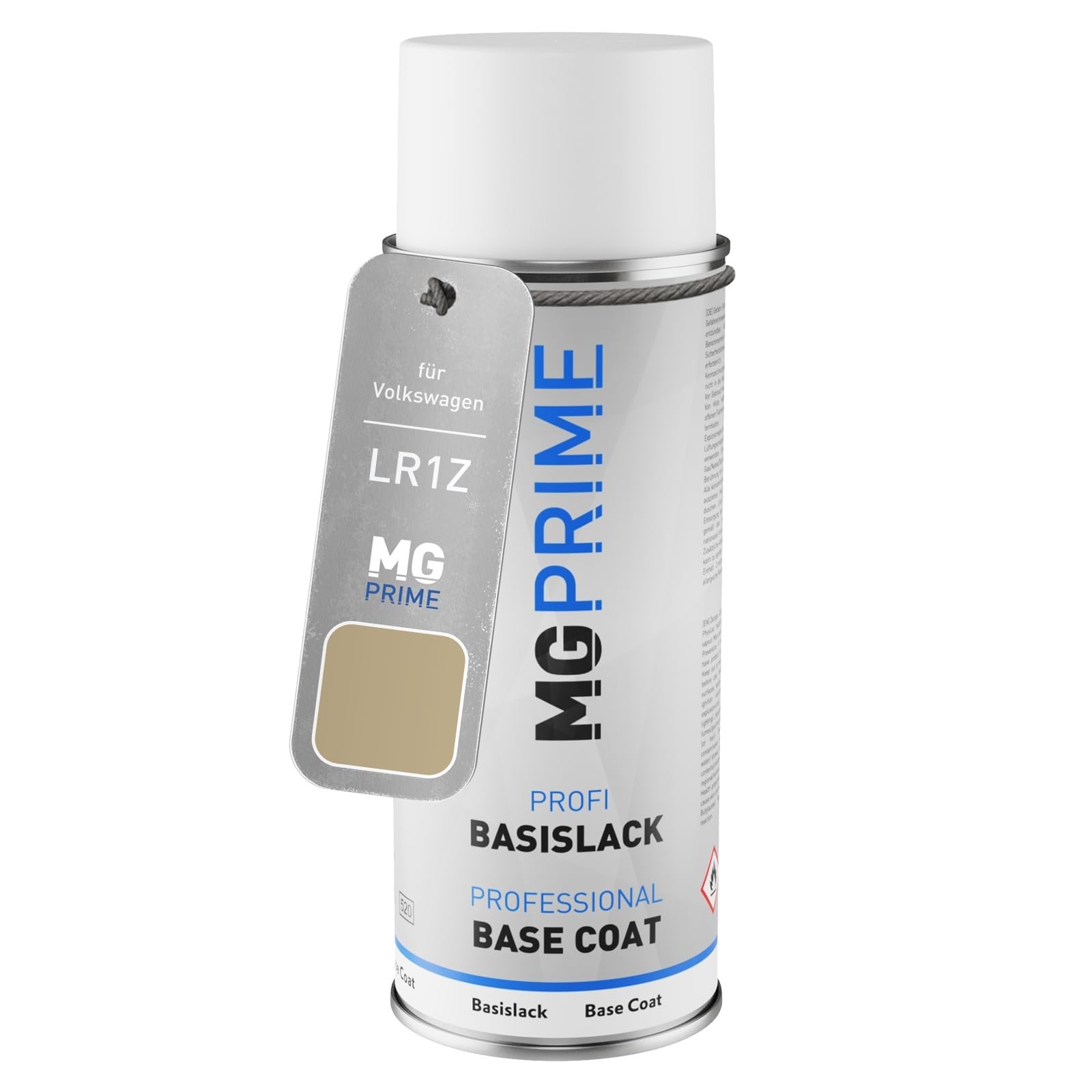 MG PRIME Car paint Spray can for Volkswagen VW LR1Z / R1Z Heliodor Gold Metallic Base coat spray can 400ml