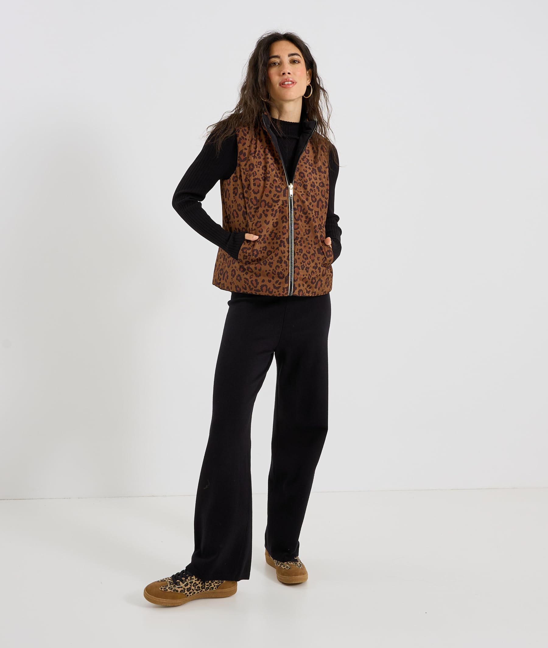 Grain de Malice Doudoune sans manches réversible femme