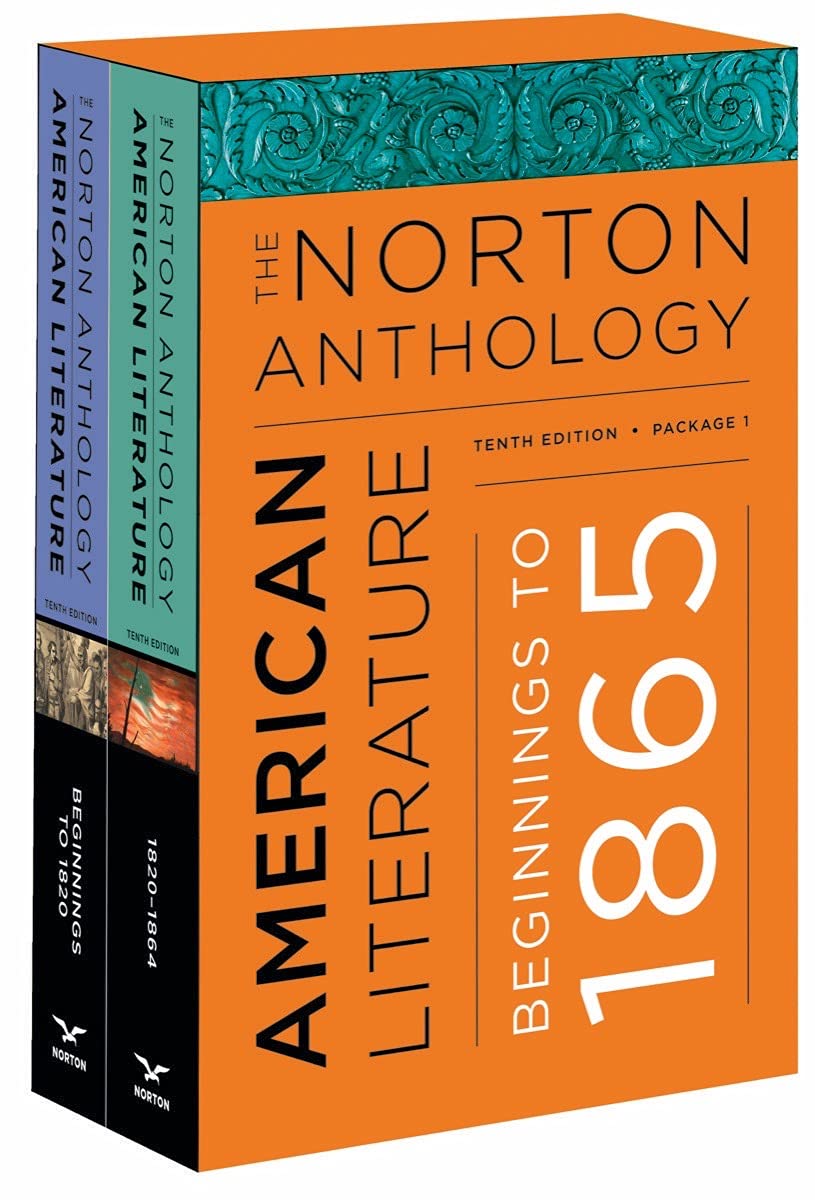 The Norton Anthology of American Literature : Amazon.ca: Books The Norton Anthology of American Literature : Amazon.ca: Books