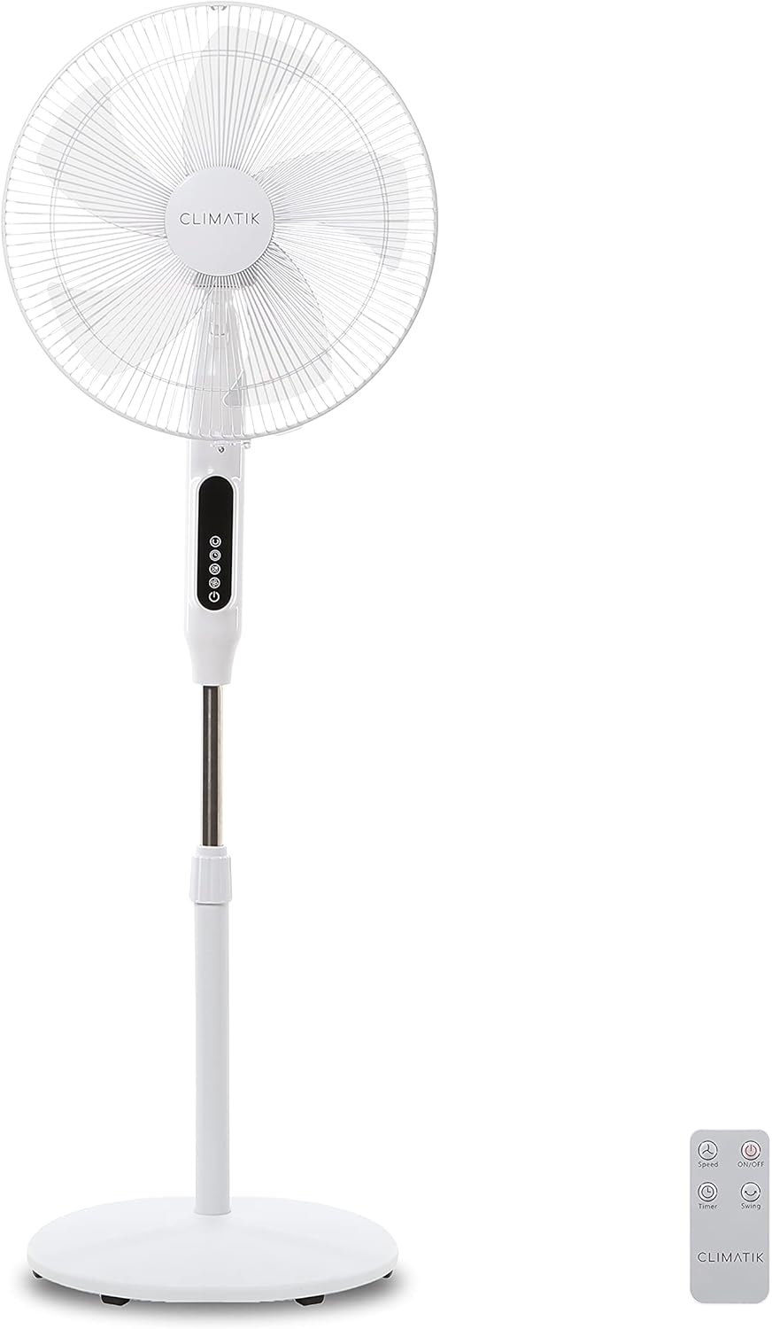 Climatik 16Inch Pedestal Fan with Remote Control and LED Display 3