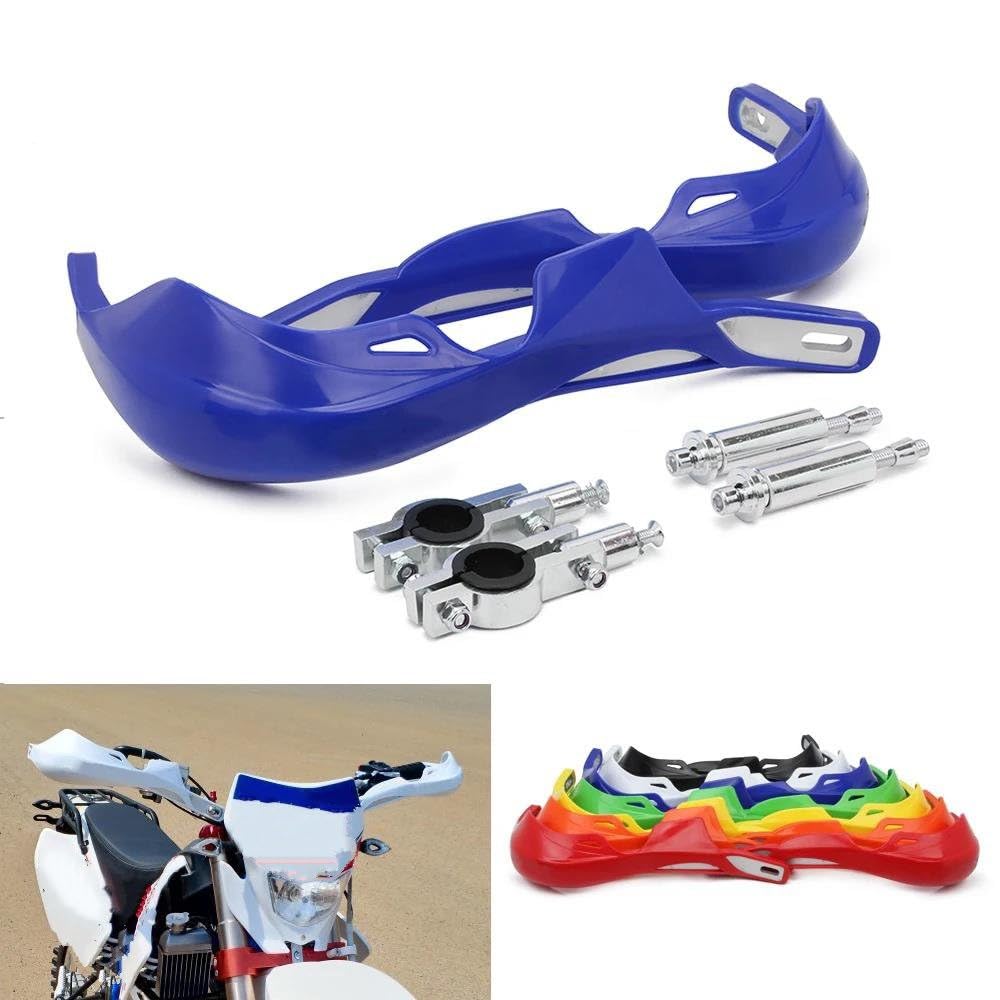 Protectores Manos Moto Protector Manillar Motocicleta 7/8" 22 Mm 11/8" 28 Mm Palanca Embrague Freno(White)