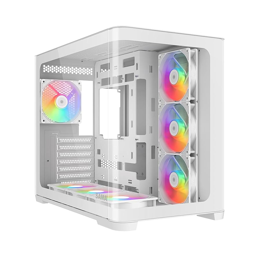 紫苑★ sama exclusive use Amazon.com: SAMA V60 Mid-Tower White PC Case & : Electronics