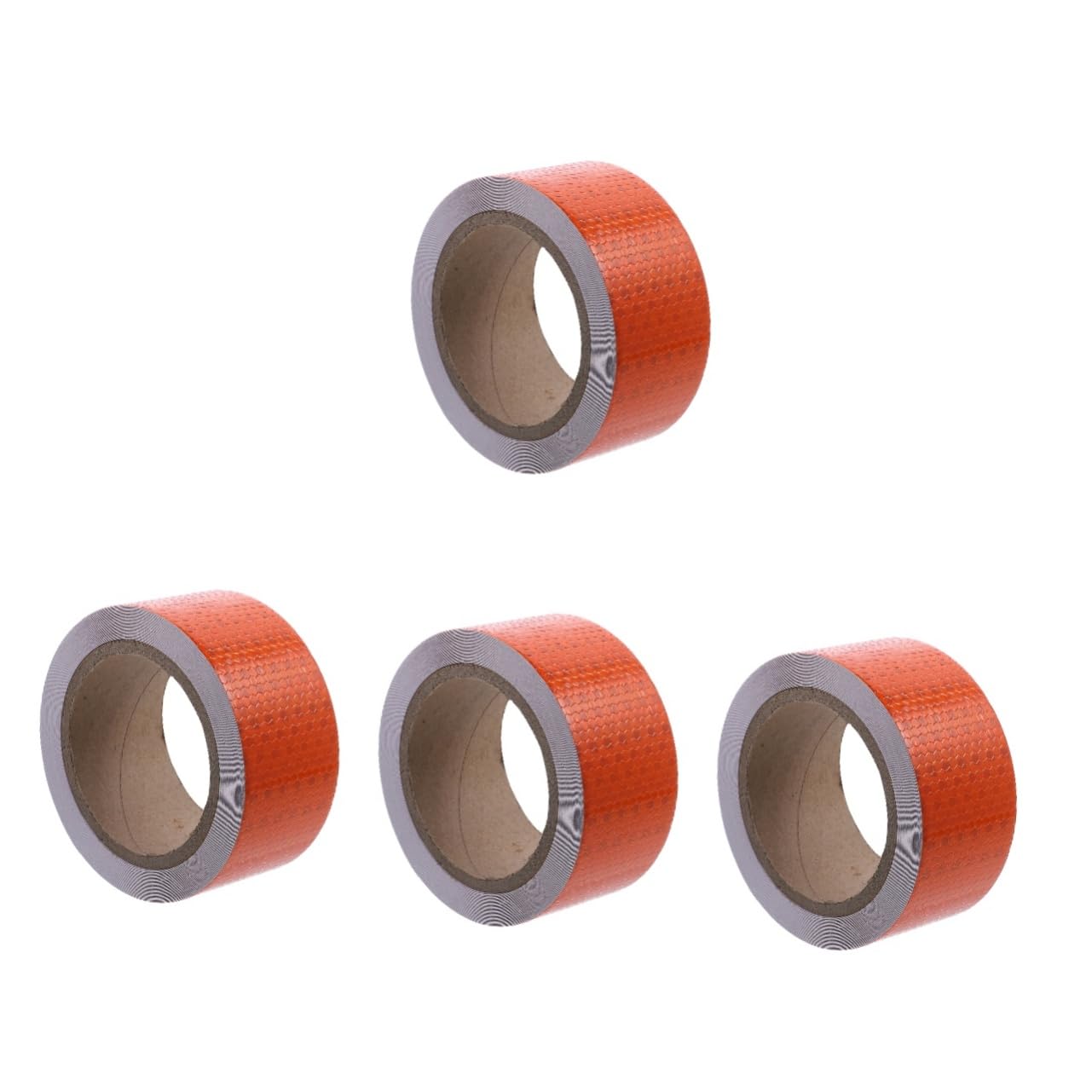 jojofuny 4 Rollos Cinta adhesiva reflectante color cinta reflectora cinta de neón cinta reflectante exterior cinta reflectante para ropa de polivinilo Orange