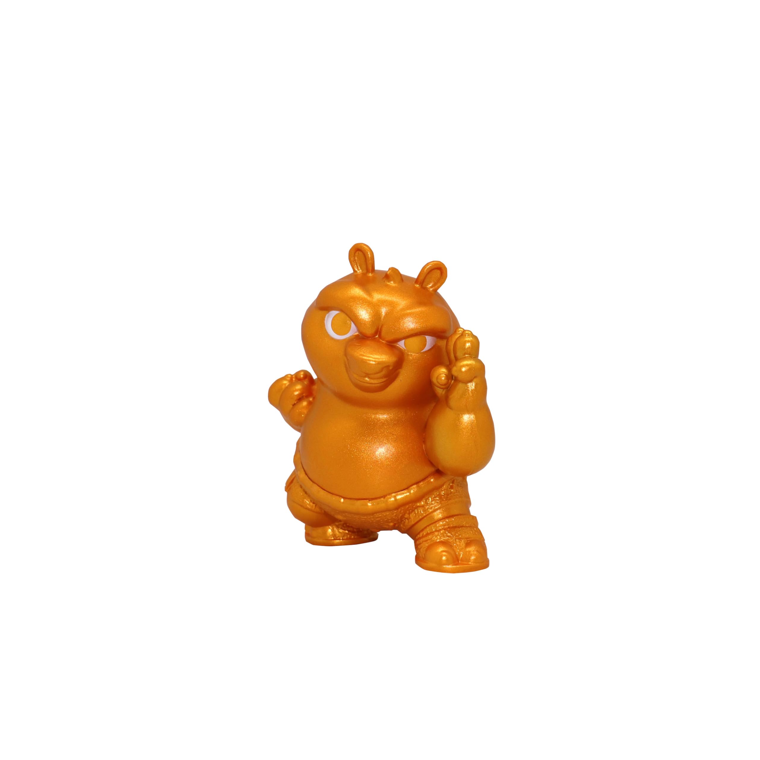 Kung Fu Panda - Confezione 6 Figure Da Collezione 6,3 Cm - Fluorescenti Al Buio + Golden Po Dorato - Eroi E Cattivi - Giocattoli Per Bambini 5+