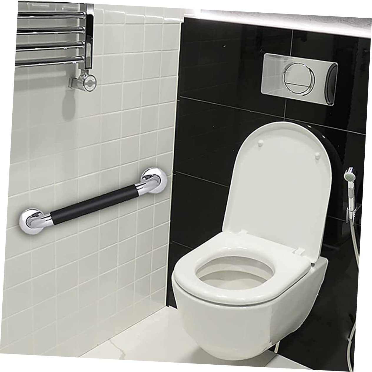 PACKOVE Barra Riesgos Inoxidable de Acero y para Ducha Apoyo de Baño Manija Antideslizante que de Caídas, Adecuado para Personas Mayores y Pasillos