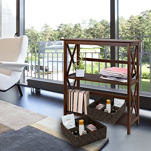 image for Posprica Woven Storage Baskets for Organizing, Small Baskets Cube Bin 