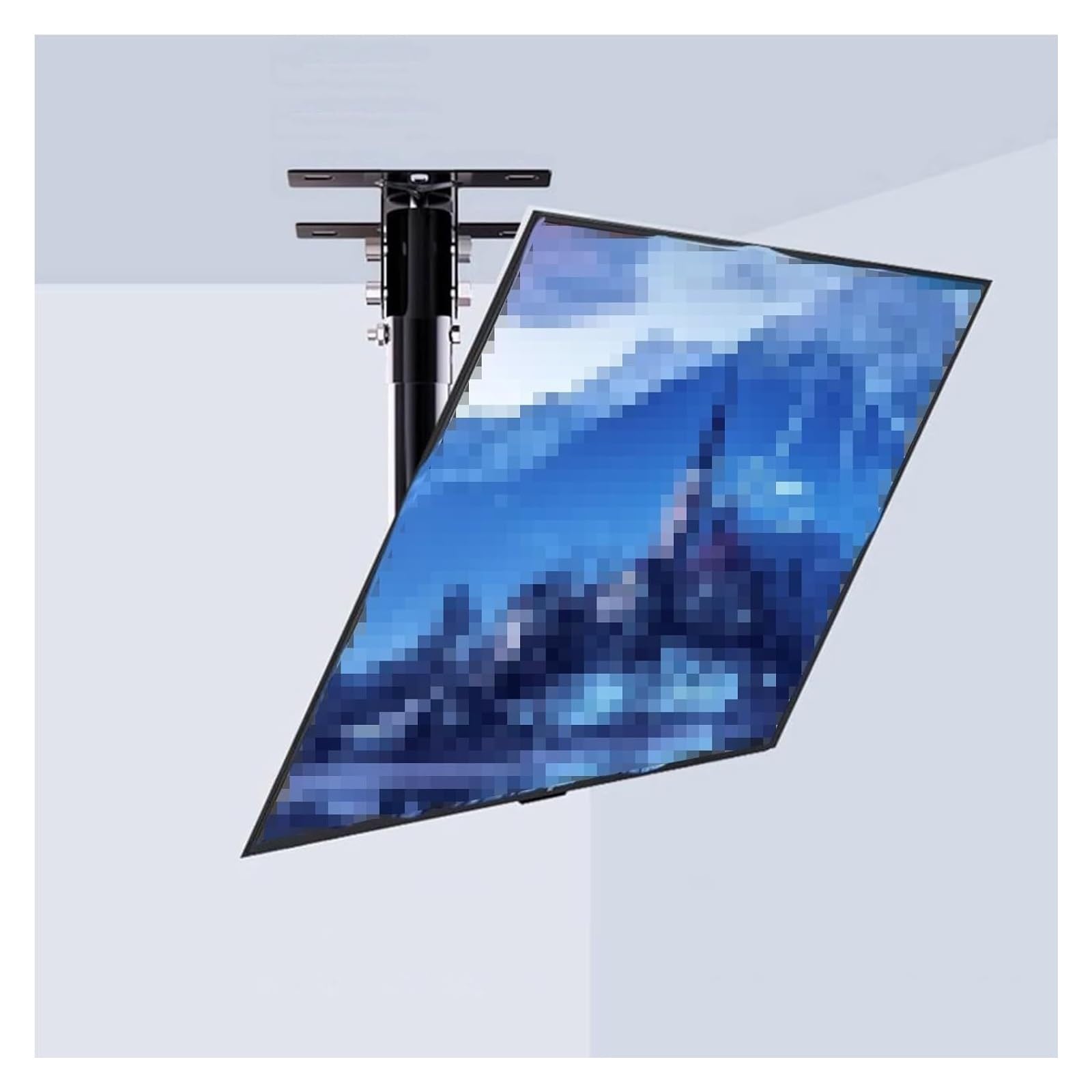 Support TV plafond orientable pour supprimer les reflets sur écran 27-55