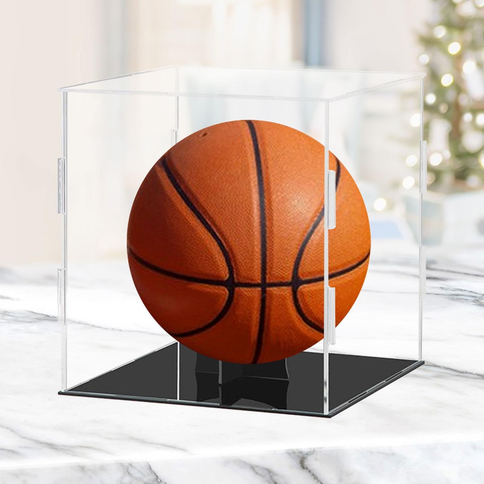 Vitrina Transparente para Objetos de Colección, Vitrina Acrílica para Baloncesto Y Fútbol, ​​vitrina para Recuerdos, Caja Organizadora